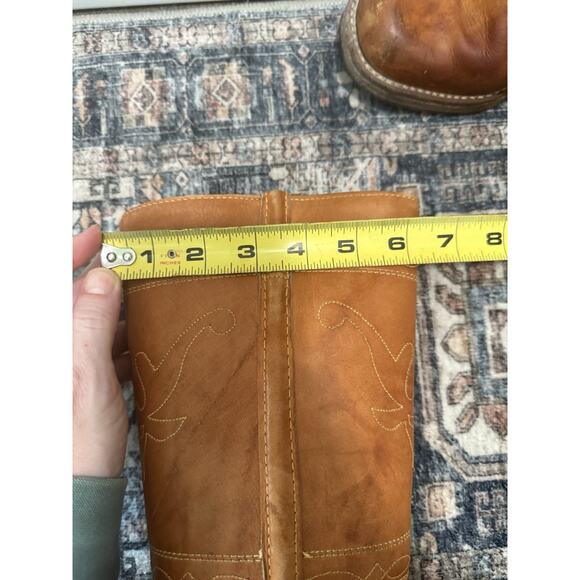 Frye Brown Leather Heeled Boots - Picture 10 of 11